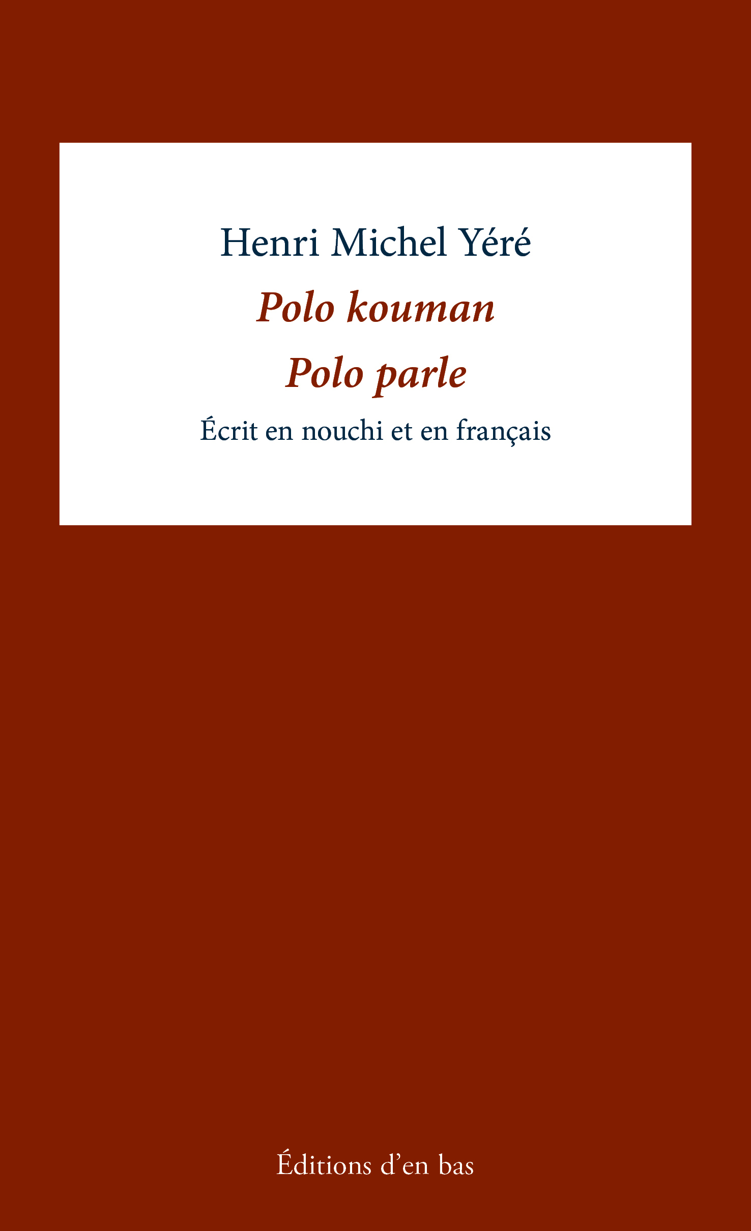 Polo parle / Polo kouman