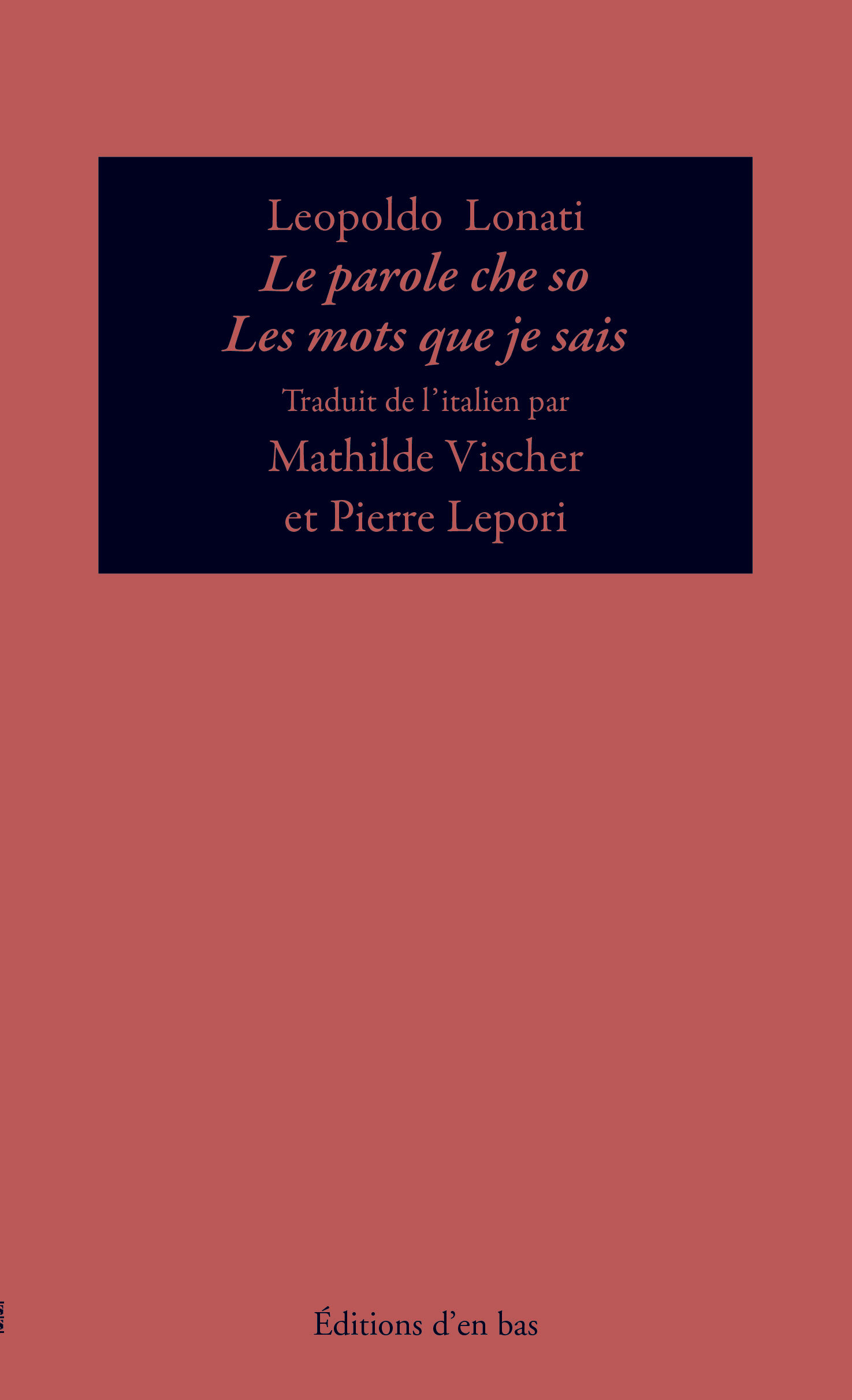 Les mots que je sais