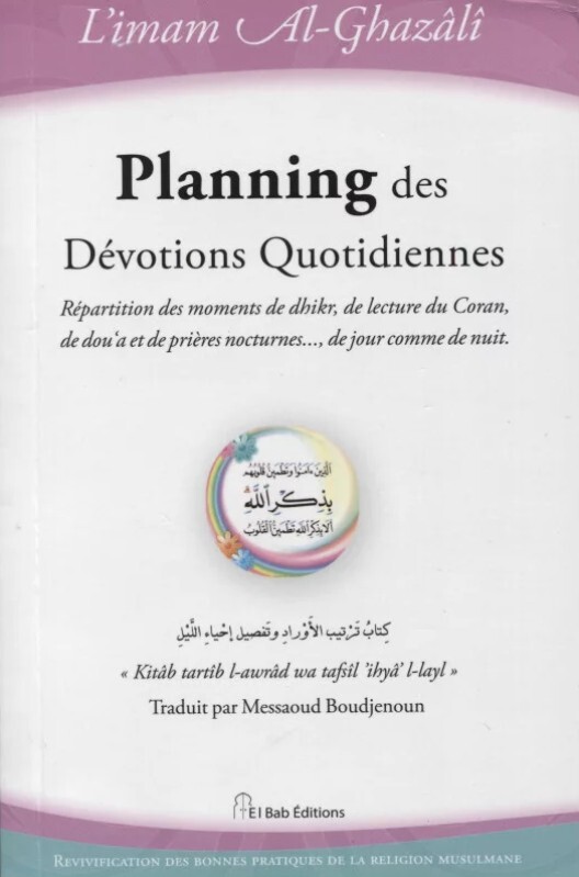 PLANNING DES DéVOTIONS QUOTIDI