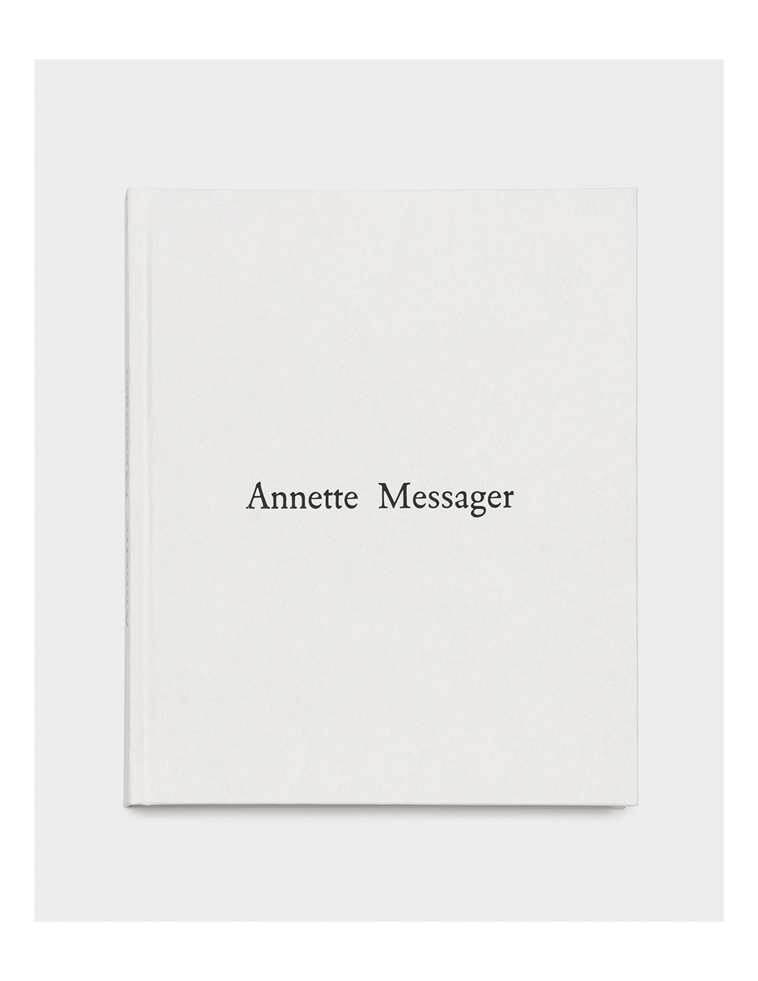 Annette Messager. Comme si