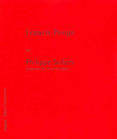 Francis Ponge - NE