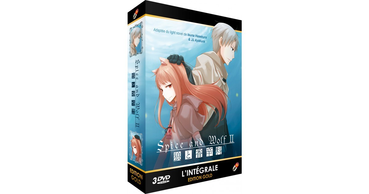 SPICE AND WOLF - S2 + OAV - ED. GOLD - 3 DVD + LIVRET
