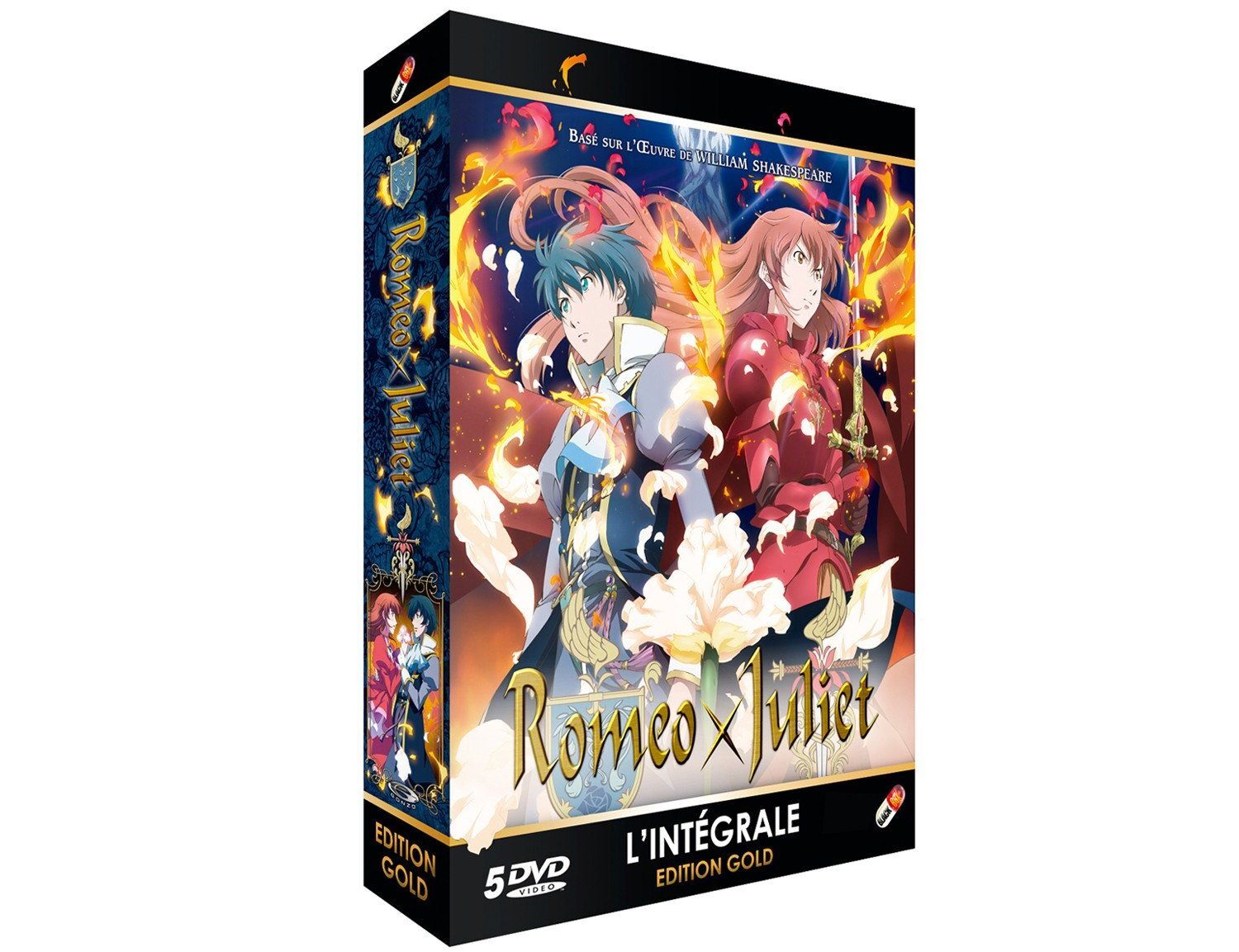 ROMEO X JULIET - INTEGRALE - ED. GOLD - 5 DVD + LIVRET