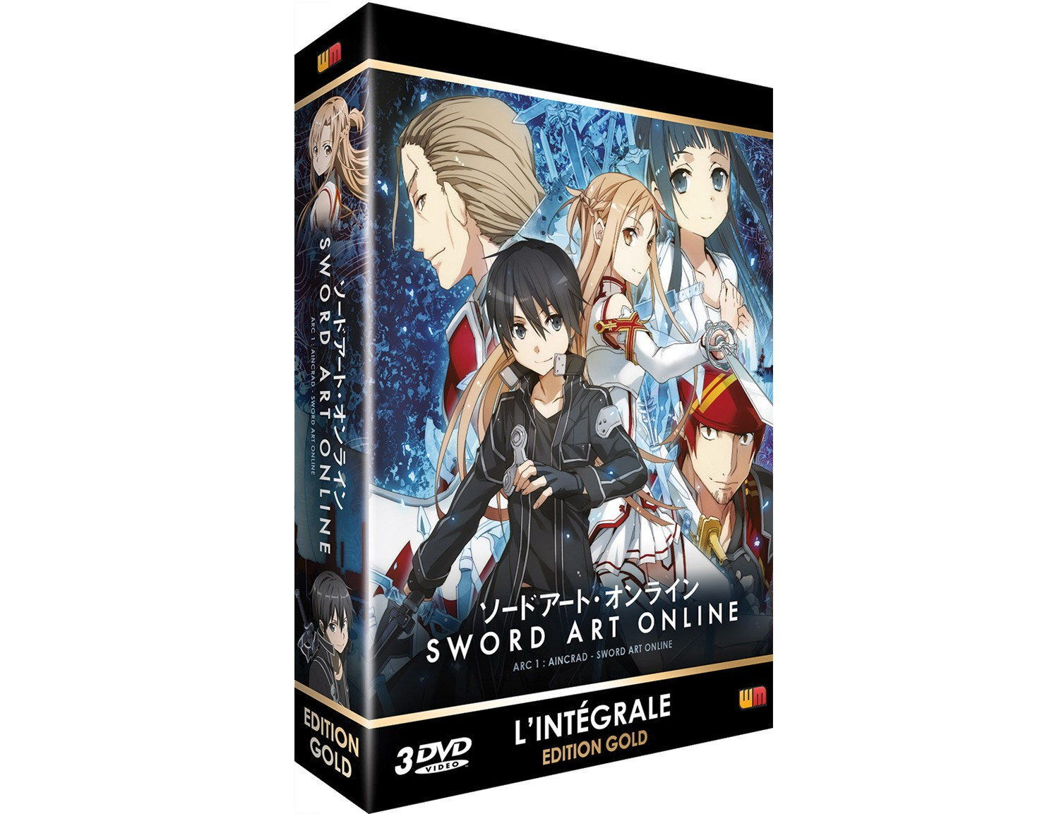 SWORD ART ONLINE - ARC 1 (SAO) - ED. GOLD - 3 DVD + LIVRET