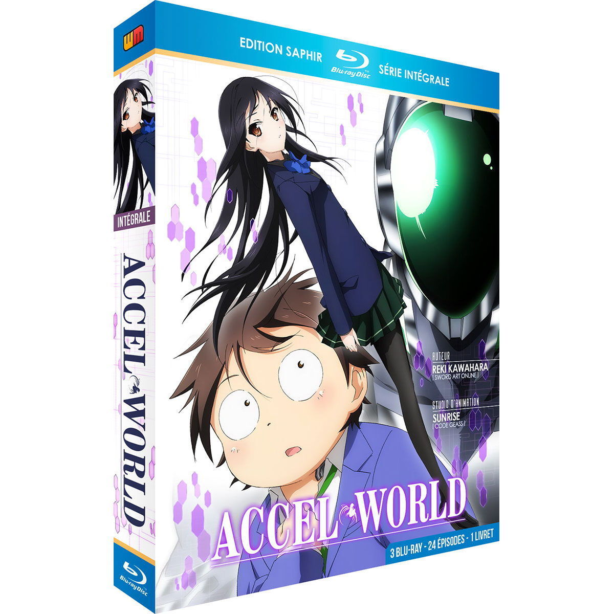 ACCEL WORLD - INTEGRALE - ED. SAPHIR - 3 BLU-RAY + LIVRET