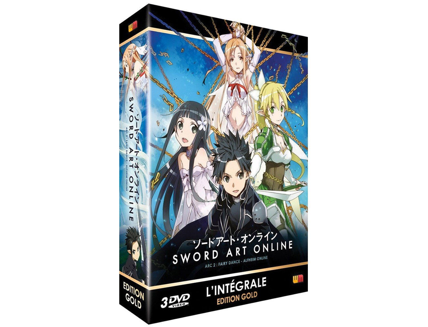 SWORD ART ONLINE - ARC 2 (ALO) - ED. GOLD - 3 DVD + LIVRET