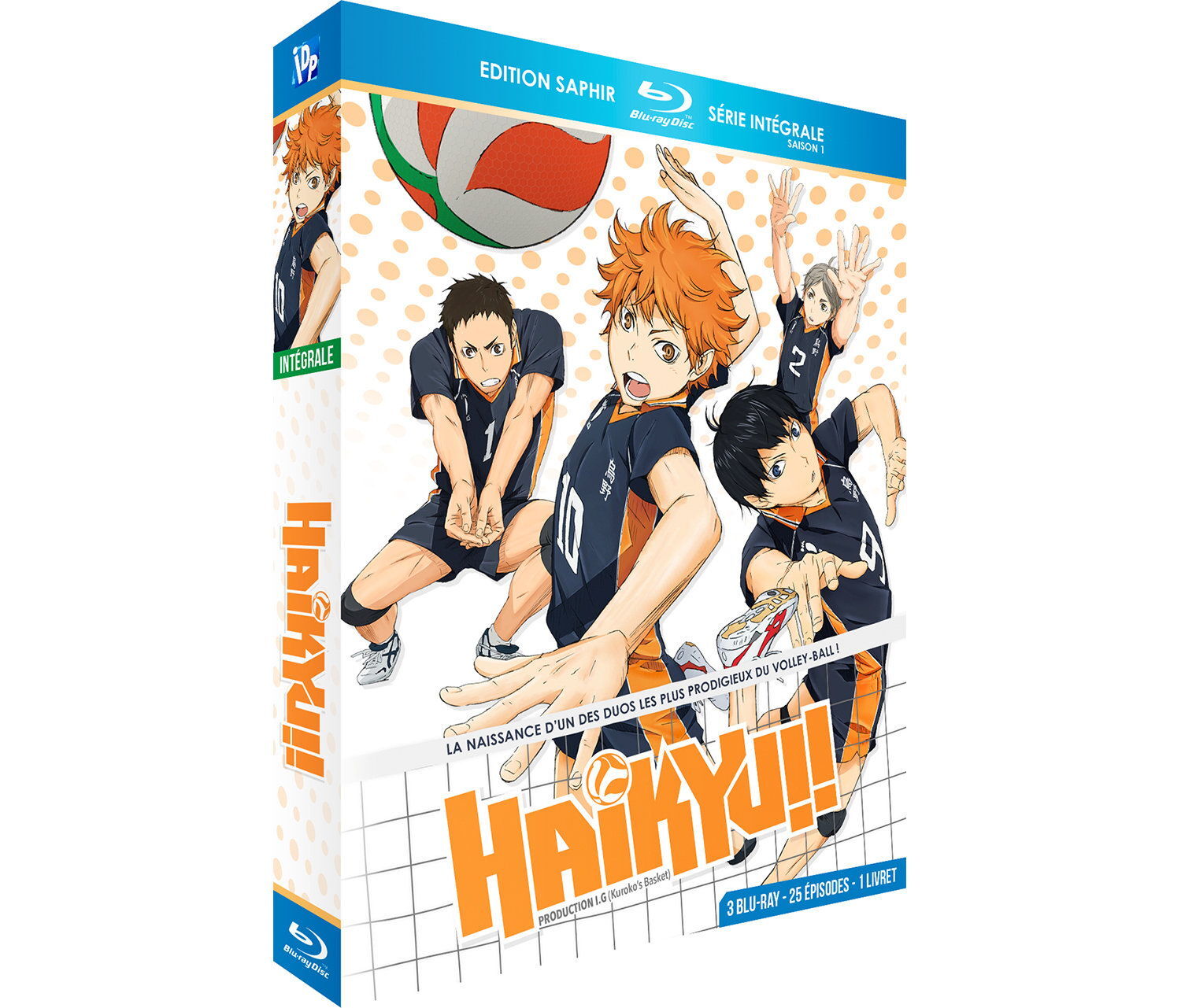 HAIKYU !! - S1 - ED. SAPHIR - 3 BLU-RAY + LIVRET