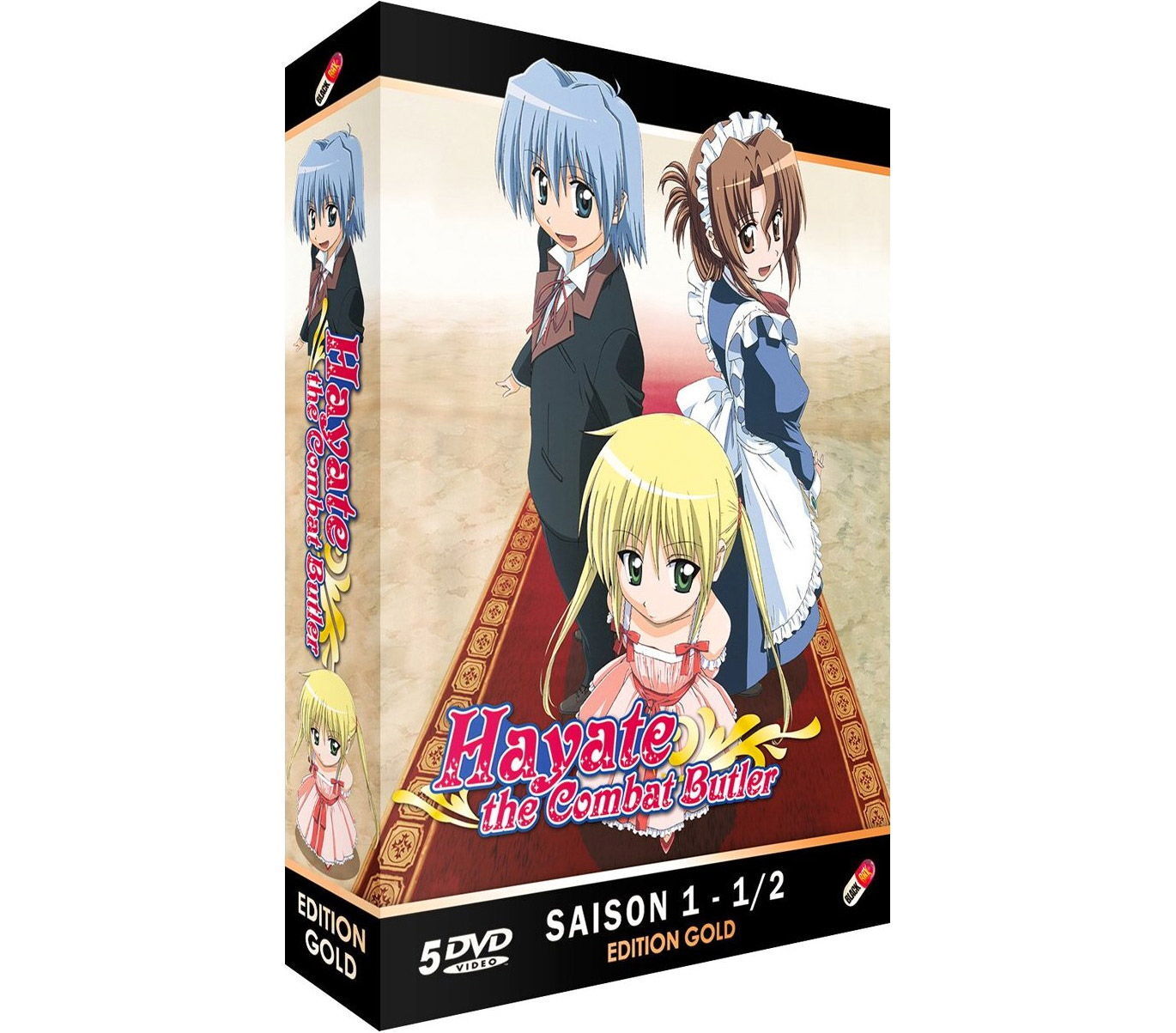 HAYATE THE COMBAT BUTLER - PARTIE 1 - ED. GOLD - 5 DVD + LIVRET