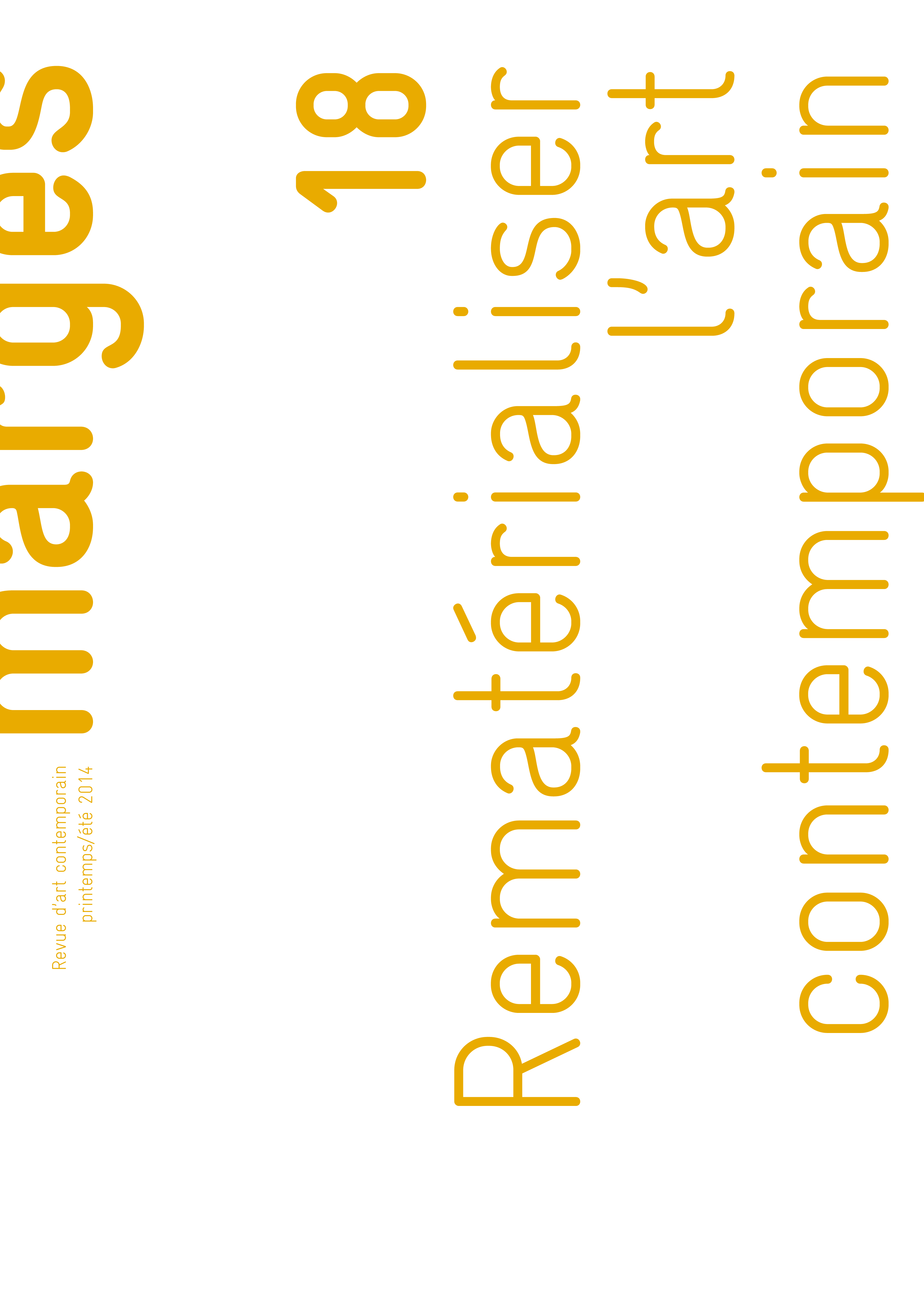 Rematérialiser l'art contemporain