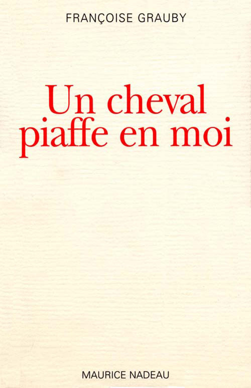 Un cheval piaffe en moi