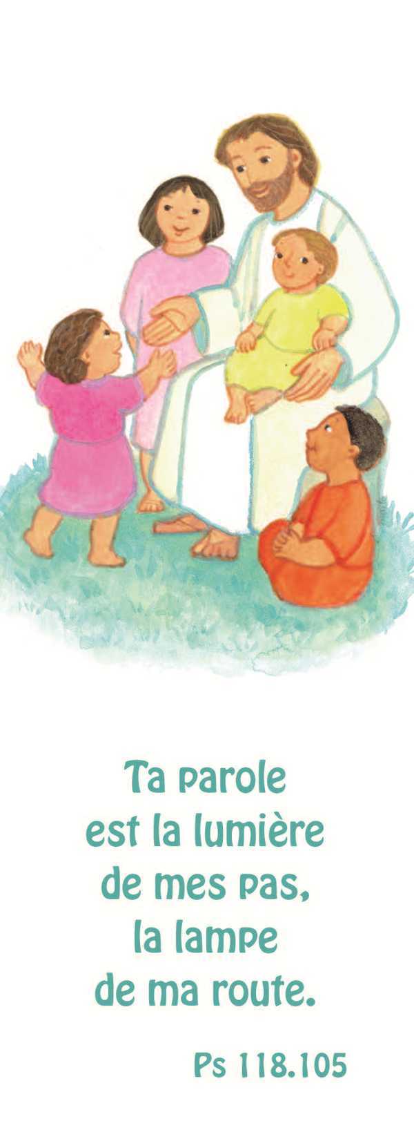 LOT DE 20 - Signet Ta Parole est la lumière de mes pas, la lampe de ma route  Maïté Roche