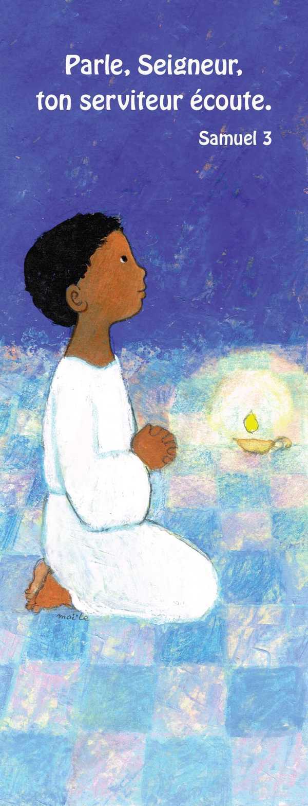 Lot de 20 - Signet Maité Roche Parle Seigneur, ton serviteur écoute