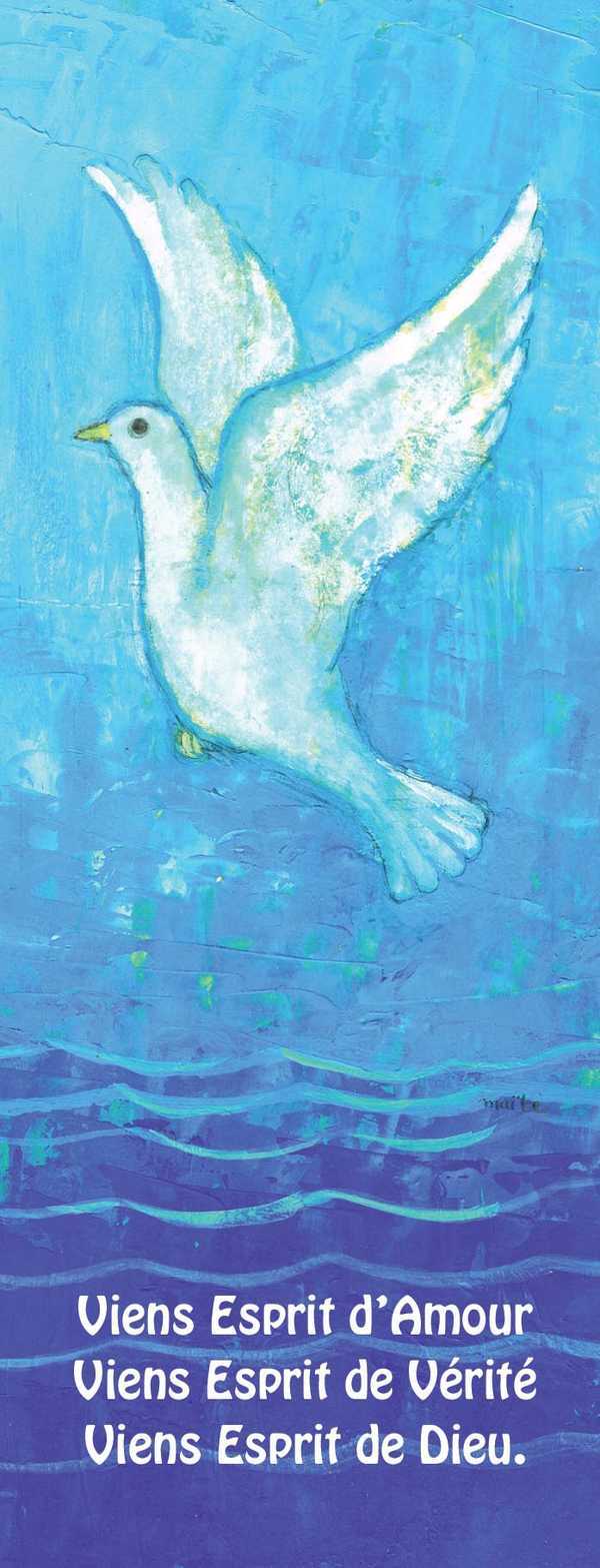 Lot de 20 - Signet Maité Roche Viens Esprit d'Amour