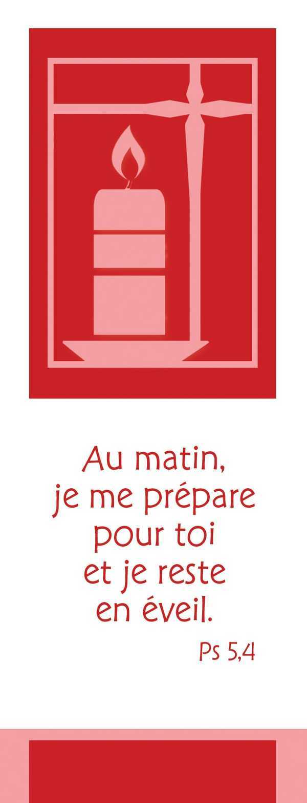 Lot de 20 - Signet Symbole Au matin je me prépare pour toi
