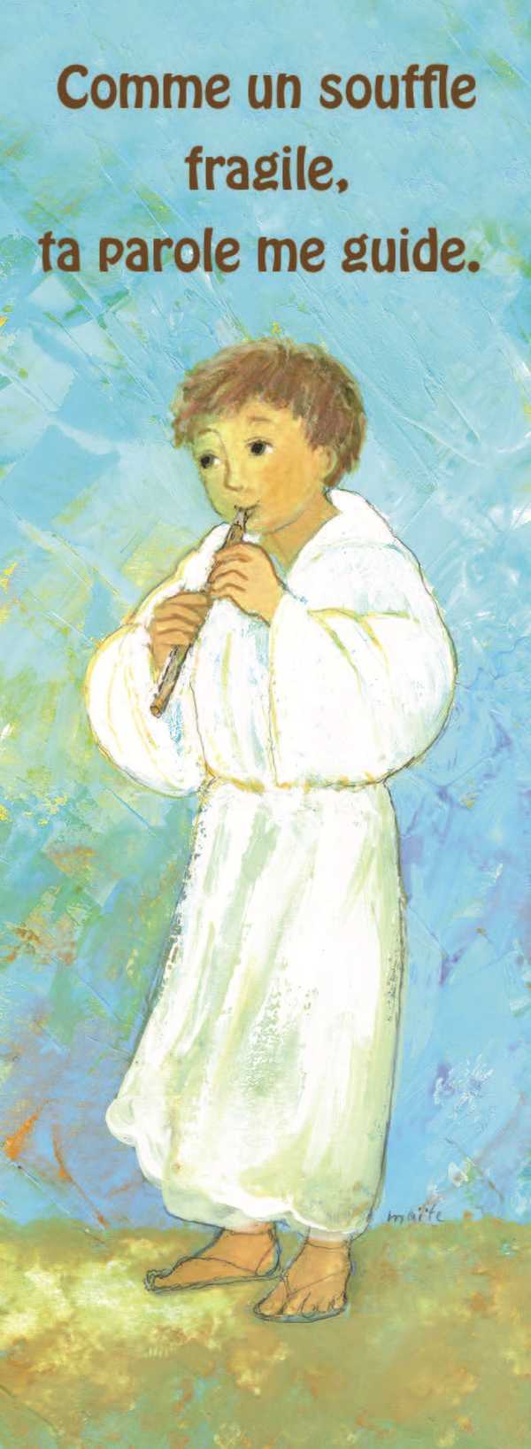 LOT DE 20 - Signet  Comme un souffle fragile ta Parole me guide  Maïté Roche