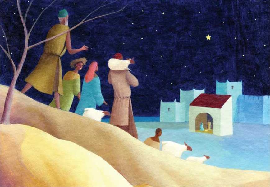 Lot de 10 cartes doubles Les Bergers