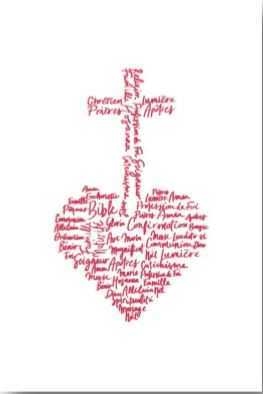 Lot de 20 cartes Sacré-Coeur