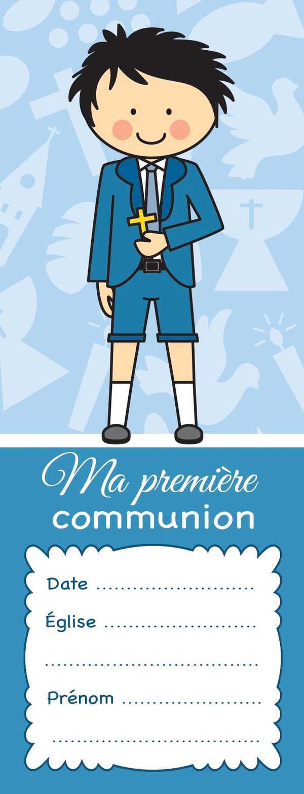 Lot de 20 - Signet Communion invitation Communiant