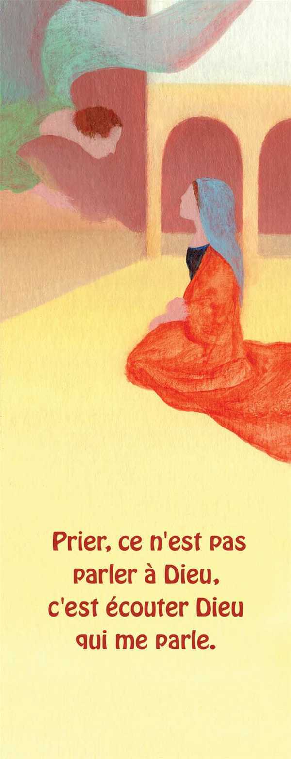 LOT DE 20 - Signet Prier, ce n'est pas parler à Dieu, c'est écouter Dieu qui me parle. – E.Puybaret