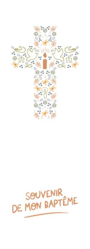 Lot de 20 signets Sisters jaune - Souvenir de mon baptême