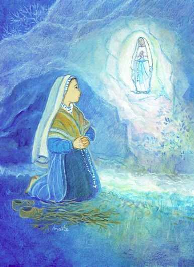 LOT DE 20 - Carte Postale Maîte Roche Sainte Bernadette de Lourdes