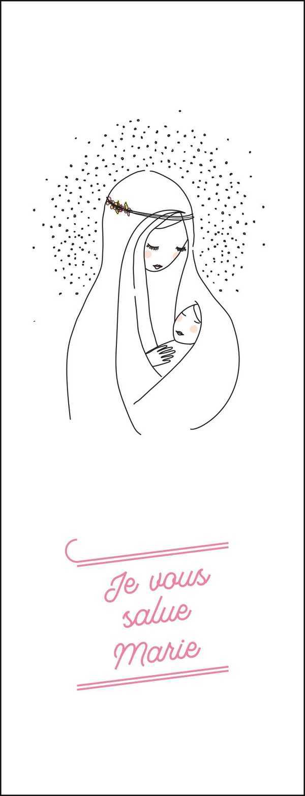 Signet Je vous salue Marie