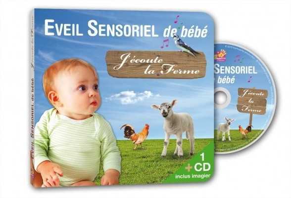 Eveil sensoriel de bébé - j'écoute la ferme
