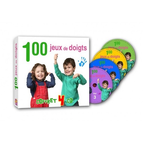 COFFRET 4 CD 100 JEUX DE DOIGTS