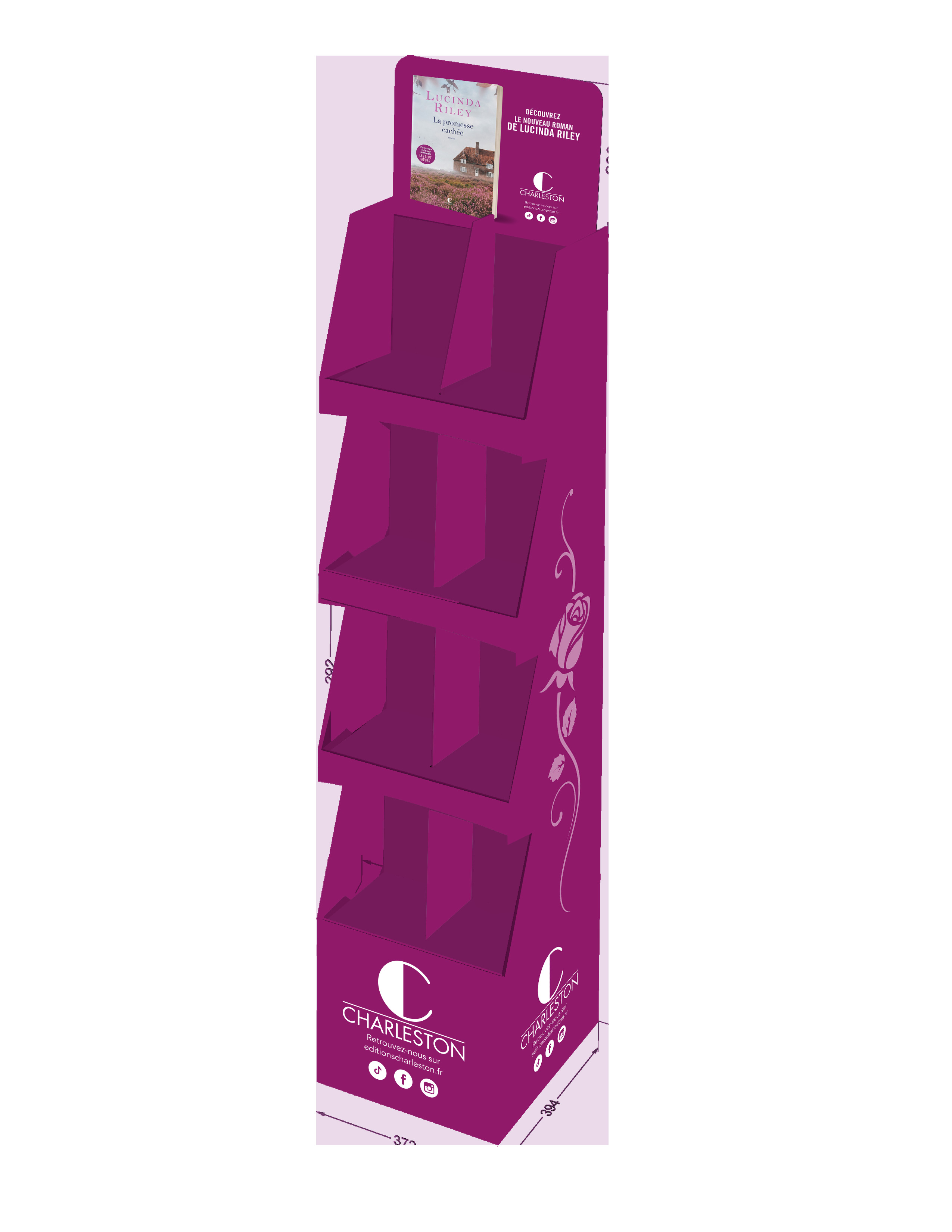 PLV double colonne 24 ex vide La promesse cachée