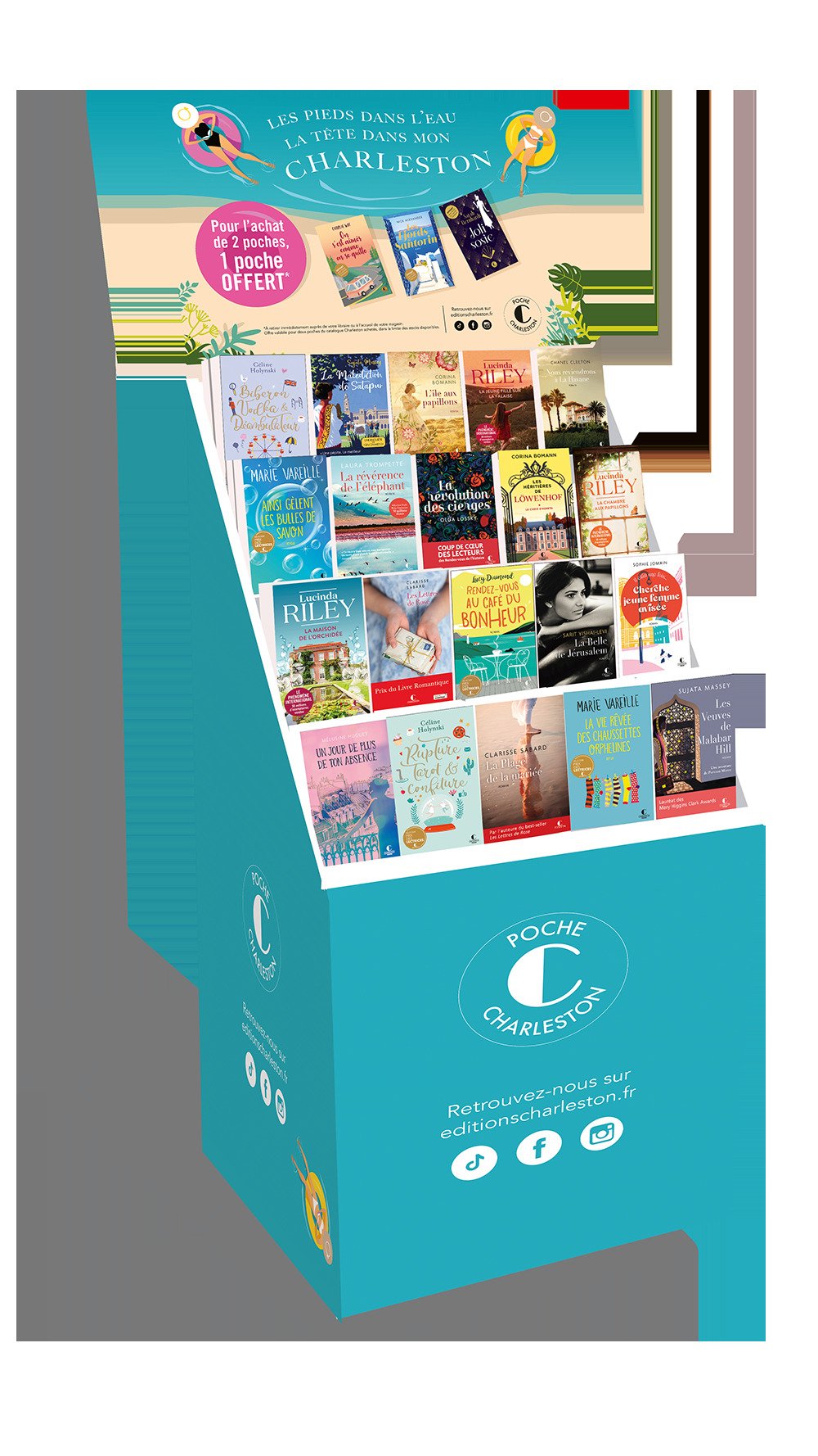 PLV 100 ex vide montée - OP POCHE Charleston 2023