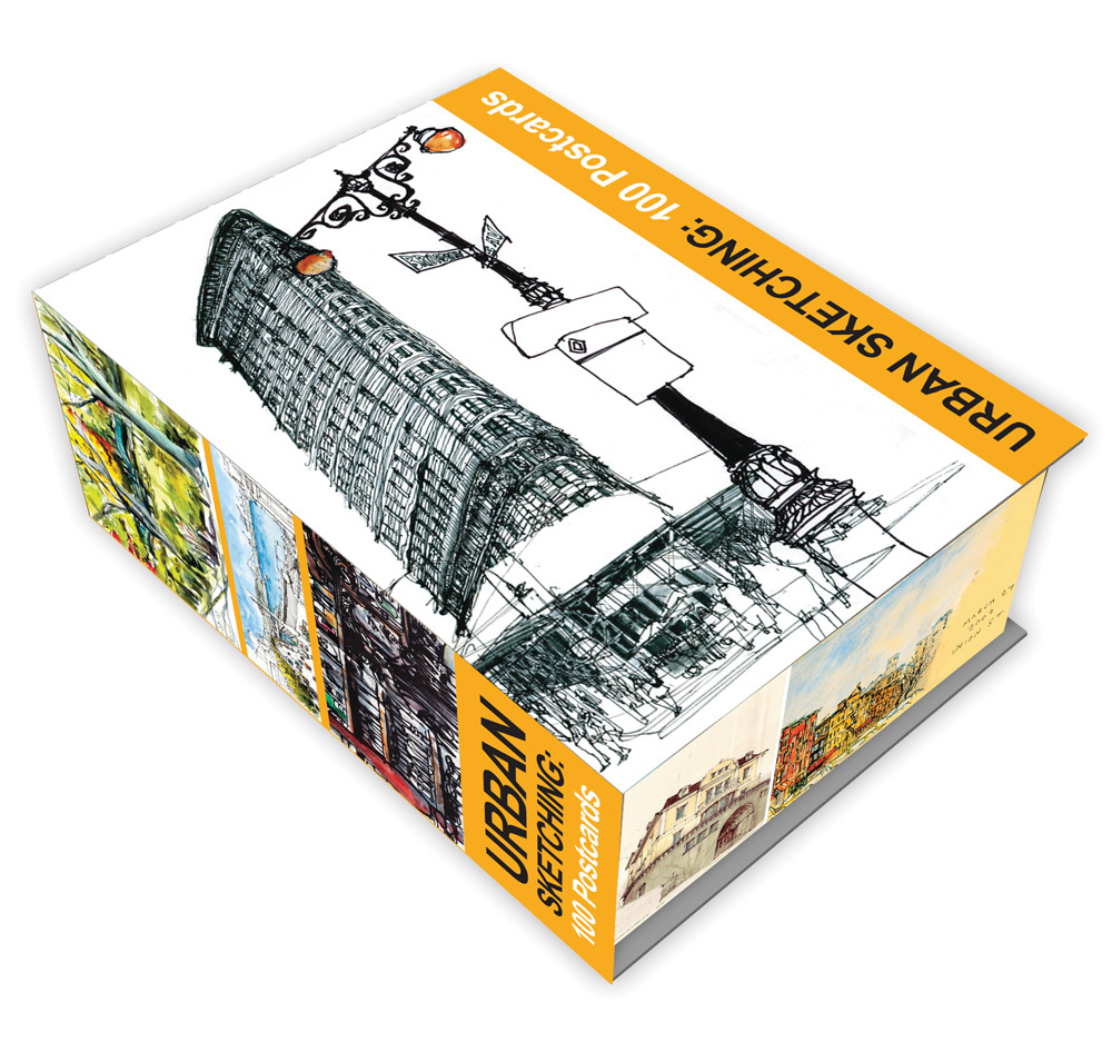 Urban Sketching 100 Postcards /anglais