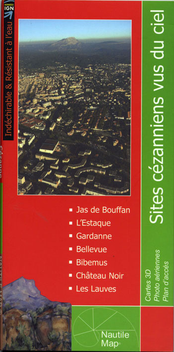 ** SITES CEZANNIENS VU DU CIEL 3DINDECHIRABLE ET WATERPROOF