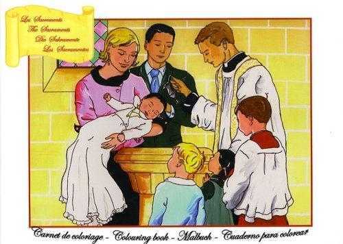 Les Sacrements - Carnet de coloriage