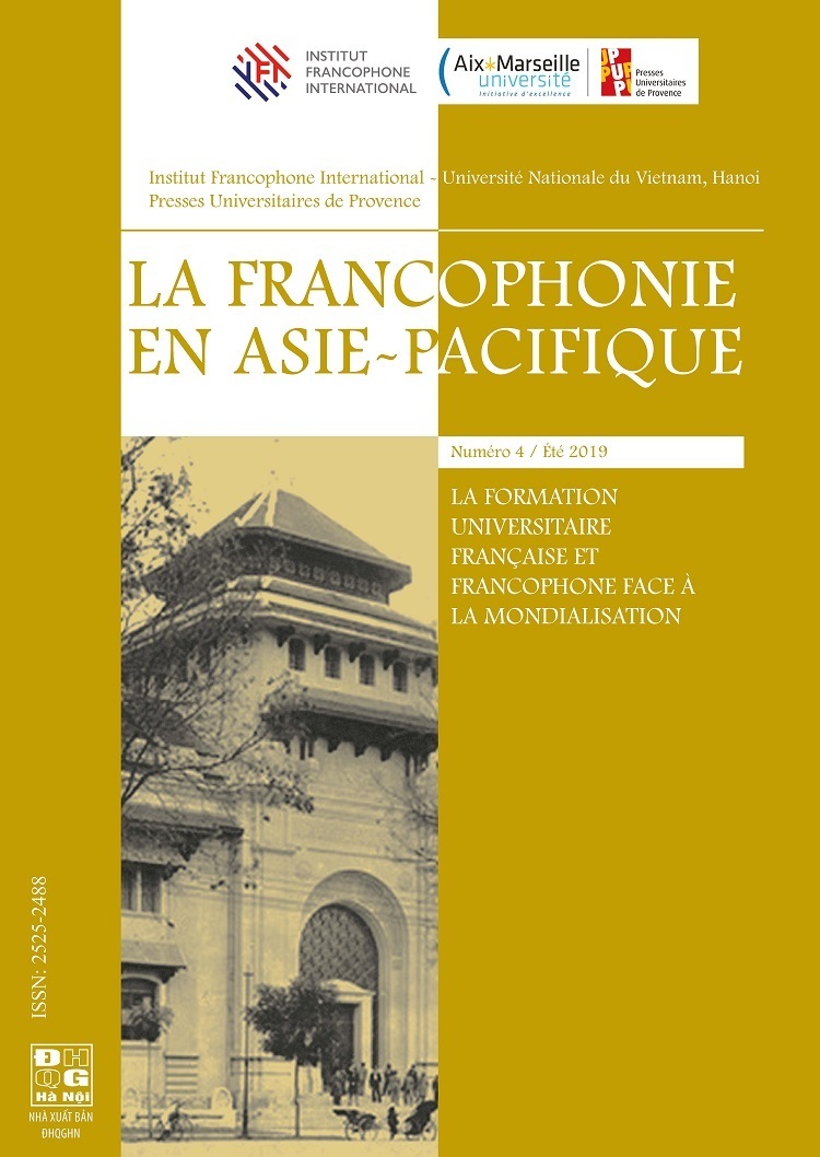 La formation universitaire française et francophone en Asie-Pacifique