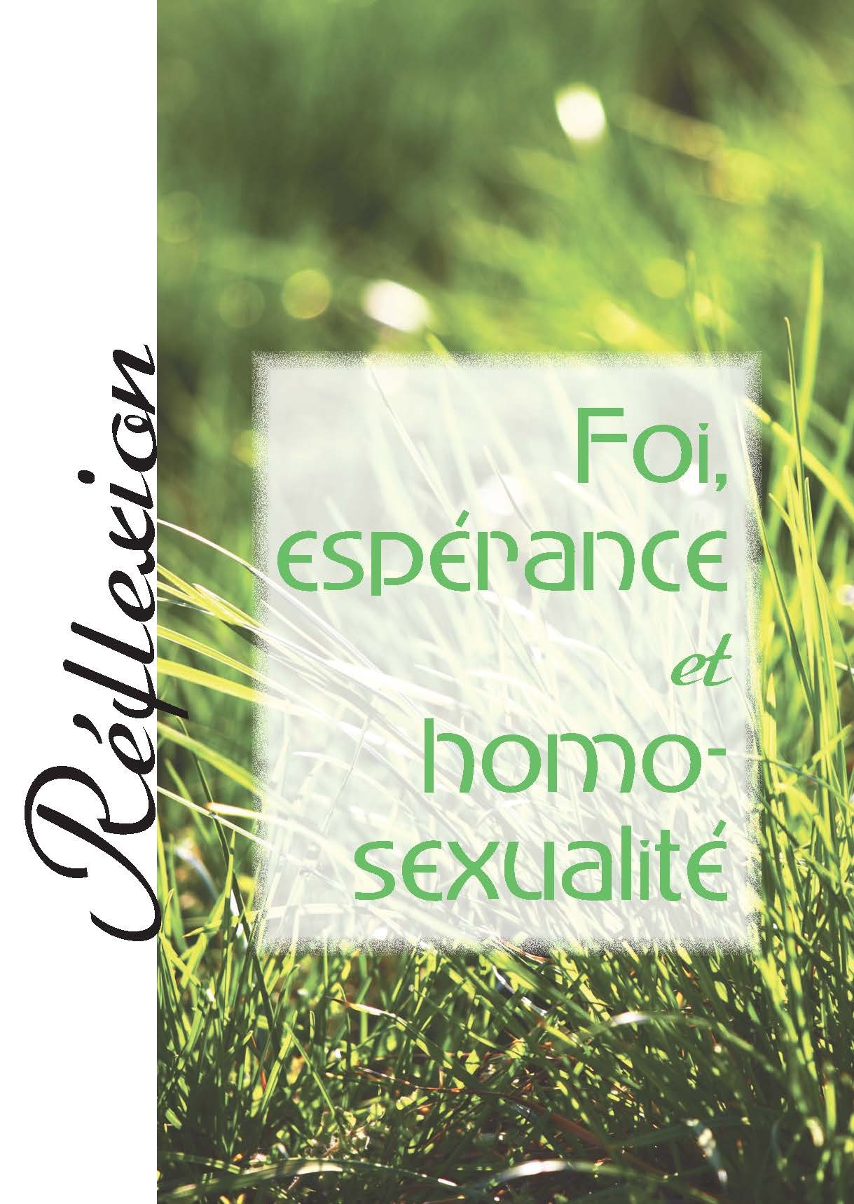 Foi, espérance et homosexualité