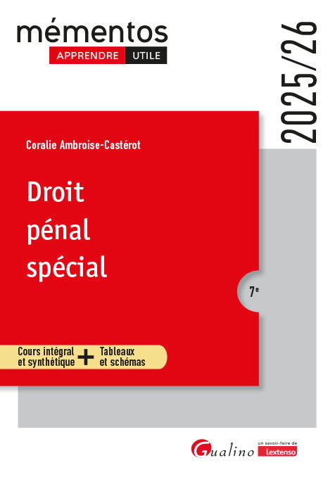 Droit pénal spécial