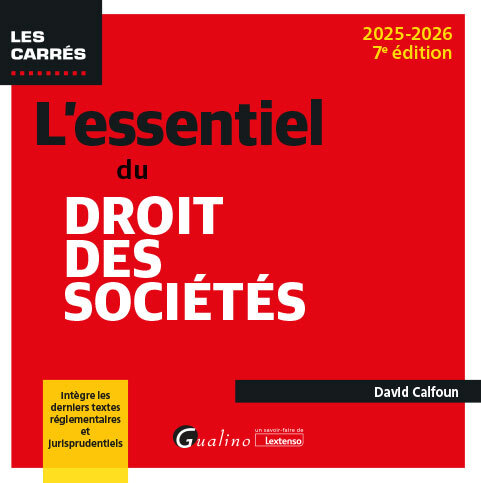 L'essentiel du droit des sociétés
