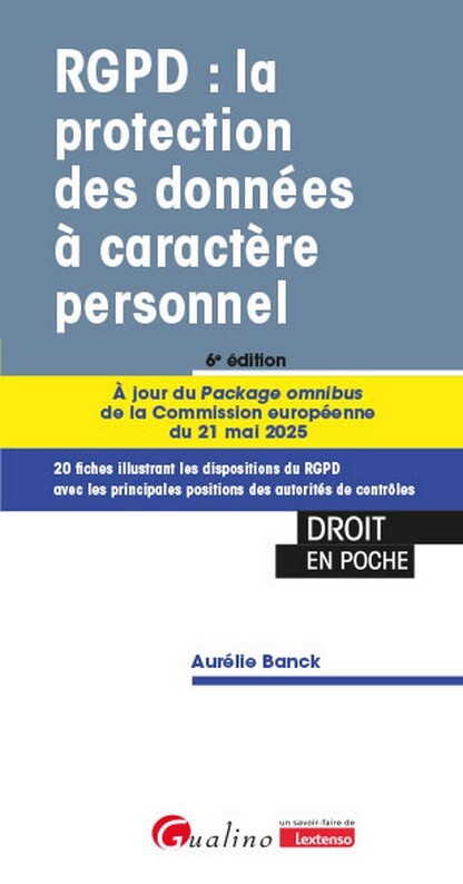 RGPD : la protection des données à caractère personnel