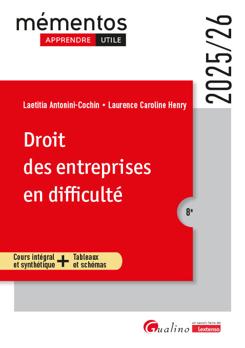 Droit des entreprises en difficulté