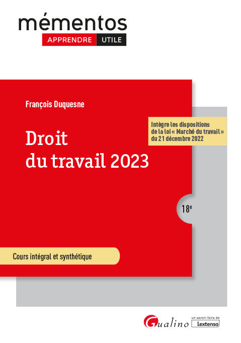 Droit du travail 2023