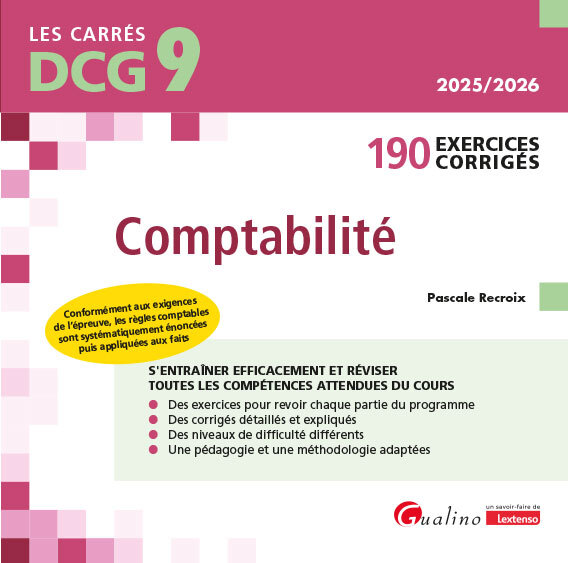DCG 9 - 190 Exercices corrigés de Comptabilité