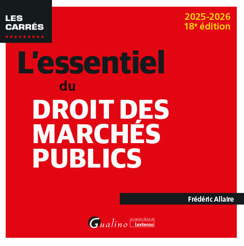 L'essentiel du droit des marchés publics
