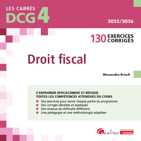 DCG 4 - Exercices de Droit fiscal