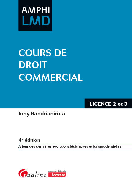 Cours de droit commercial