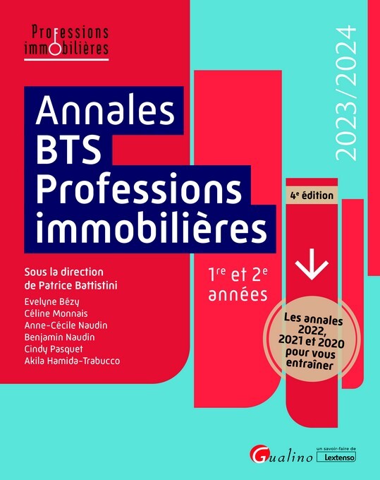 Annales BTS - Professions immobilières