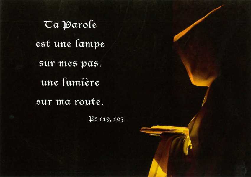 Carte Postale Moine dans la Lumière - à l'unité