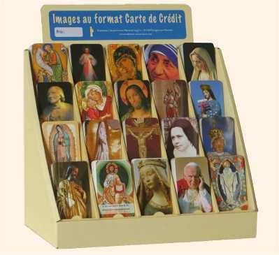 Présentoir plein gratuit Cartes- Prière pour l'achat de 1000 cartes soit 150 € PGHT