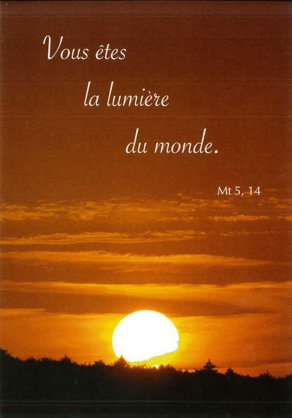 Carte Postale  Lever de Soleil - à l'unité