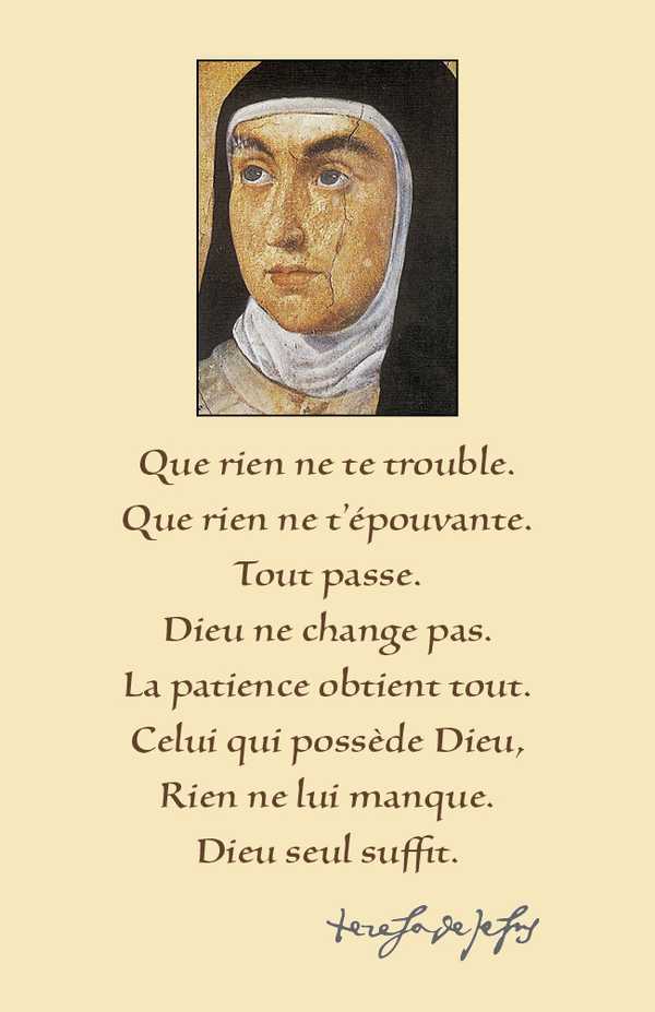 Paquet de 50 Cartes - Prière - CB1144 - Sainte Thérèse d'Avila