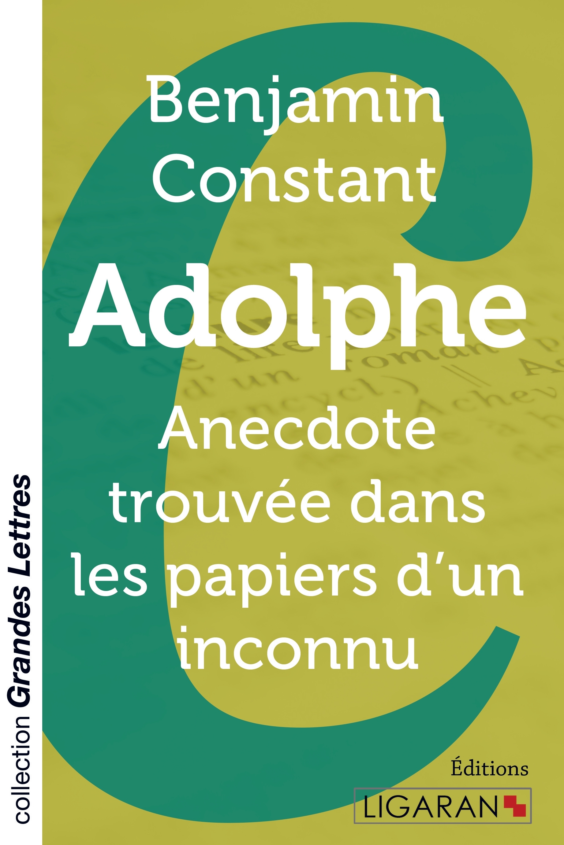 Adolphe (grands caractères)